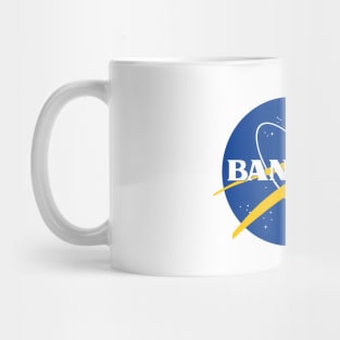 NASA funny banana logo Mug